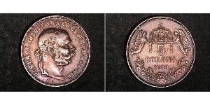 5 Korona Impero austro-ungarico (1867-1918) Argento Franz Joseph I (1830 - 1916)