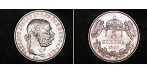 5 Korona Österreich-Ungarn (1867-1918) Silber Franz Joseph I (1830 - 1916)
