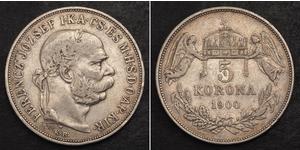 5 Korona Österreich-Ungarn (1867-1918) Silber Franz Joseph I (1830 - 1916)