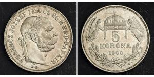 5 Korona Austria-Hungary (1867-1918) Silver Franz Joseph I (1830 - 1916)