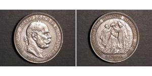 5 Korona Австро-Венгрия (1867-1918) Серебро Франц Иосиф I (1830 - 1916)