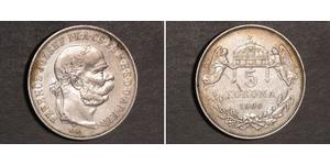 5 Korona Австро-Венгрия (1867-1918) Серебро Франц Иосиф I (1830 - 1916)