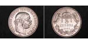 5 Korona Австро-Угорщина (1867-1918) Срібло Франц Иосиф I (1830 - 1916)