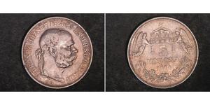 5 Korona Австро-Угорщина (1867-1918) Срібло Франц Иосиф I (1830 - 1916)