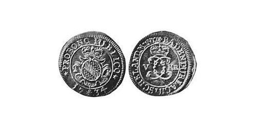 5 Kreuzer Margrave of Baden-Durlach (1535 - 1771) Silver 