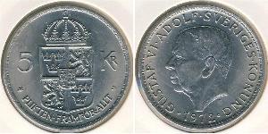 5 Krone Sweden Copper/Nickel 