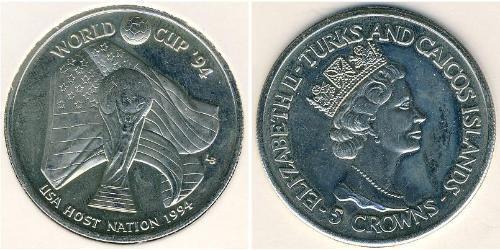 5 Krone Turks and Caicos Islands (1783 - ) Copper/Nickel 