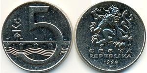5 Krone Czech Republic (1993 - ) Nickel/Stahl 
