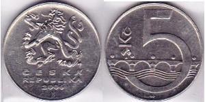 5 Krone Czech Republic (1993 - ) Nickel/Stahl 