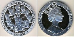 5 Krone Isle of Man Silber Elizabeth II (1926-2022)