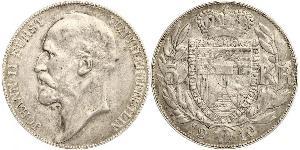 5 Krone Liechtenstein (1719 - ) Silber Johann II, Prince of Liechtenstein (1840-1929)