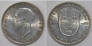 5 Krone Schweden Silber 