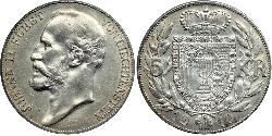 5 Krone Liechtenstein (1719 - ) Silver Johann II, Prince of Liechtenstein (1840-1929)