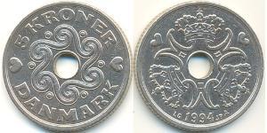 5 Krone 丹麦 銅/镍 