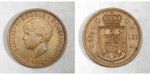 5 Leu Kingdom of Romania (1881-1947)  