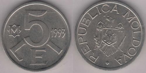 5 Leu 摩尔多瓦  