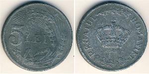 5 Lev Reino de Rumanía (1881-1947) Zinc 
