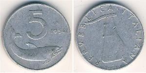 5 Lira Italia Alluminio 