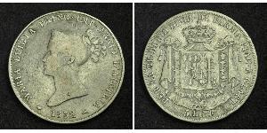 5 Lira Italie / Duché de Parme et de Plaisance (1545 - 1859) Argent Marie-Louise d
