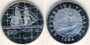 5 Lira Malte (1964 - ) Argent 