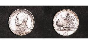 5 Lira Vatican (1926-) Argent Pie XII (1876 - 1958)