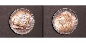 5 Lira Vatican (1926-) Argent Pie XII (1876 - 1958)