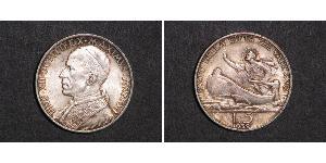 5 Lira Vatican (1926-) Argent Pie XII (1876 - 1958)