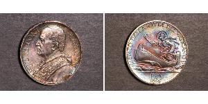 5 Lira Vaticano (1926-) Oro Pope Pius XI (1857 - 1939)