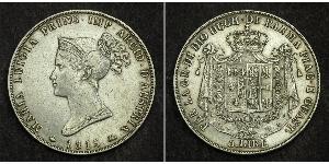 5 Lira Italia / Ducado de Parma (1545 - 1859) Plata María Luisa de Habsburgo-Lorena