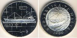5 Lira Malta (1964 - ) Plata 
