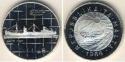 5 Lira Malta (1964 - ) Plata 