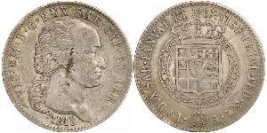 5 Lira Reino de Cerdeña (1324 - 1861) Plata Víctor Manuel I de Cerdeña