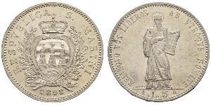 5 Lira San Marino (301 - ) Plata 