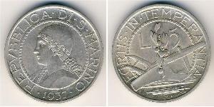 5 Lira San Marino (301 - ) Plata 