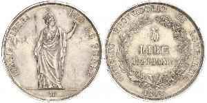 5 Lira Italian city-states Silber 