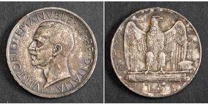 5 Lira Kingdom of Italy (1861-1946) Silber Viktor Emanuel III. (Italien) (1869 - 1947)