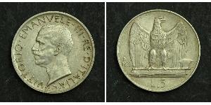 5 Lira Kingdom of Italy (1861-1946) Silber Viktor Emanuel III. (Italien) (1869 - 1947)