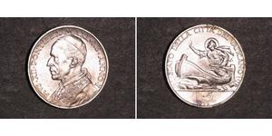 5 Lira Vatikan (1926-) Silber Pius XII  (1876 - 1958)