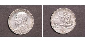 5 Lira Vatikan (1926-) Silber Pius XII  (1876 - 1958)