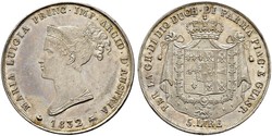 5 Lira Duchy of Parma (1545 - 1859) / Italy Silver Marie Louise, Duchess of Parma