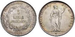5 Lira Italian city-states Silver 