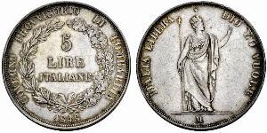 5 Lira Italian city-states Silver 