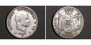 5 Lira Kingdom of Italy (Napoleonic) (1805–1814) Silver Napoleon (1769 - 1821)