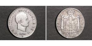 5 Lira Kingdom of Italy (Napoleonic) (1805–1814) Silver Napoleon (1769 - 1821)
