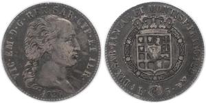 5 Lira Kingdom of Sardinia (1324 - 1861) Silver Victor Emmanuel I of Sardinia