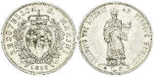 5 Lira San Marino (301 - ) Silver 