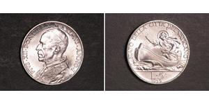 5 Lira Vatican (1926-) Silver Pope Pius XII  (1876 - 1958)