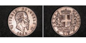 5 Lira 意大利王國 (1861-1946) 銀 维托里奥·埃马努埃莱二世