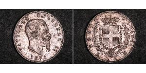 5 Lira 意大利王國 (1861-1946) 銀 维托里奥·埃马努埃莱二世