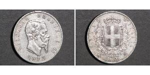 5 Lira 意大利王國 (1861-1946) 銀 维托里奥·埃马努埃莱二世